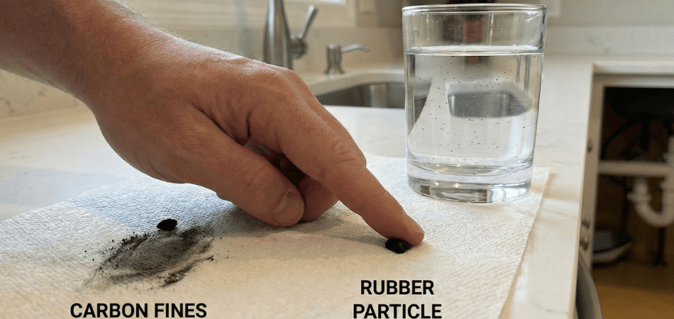 Black Specks in Water