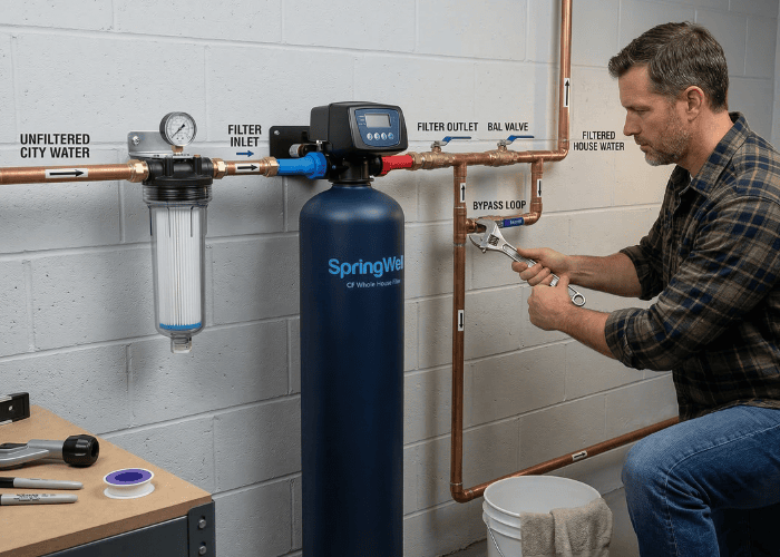 Installing a Whole House Water Filter